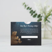 Invitation Bears Maman's Belly Taille Baby shower Jeu (Debout devant)