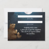 Invitation Bears Name Suggestions Baby shower Jeu (Devant)