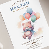 Invitation Béary, bémol béary, béary, premier anniversaire