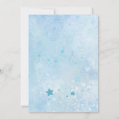 Invitation Béary Bleu Balloon Première communion sainte (Dos)