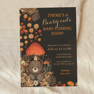 Invitation Beary Cute Champhroom Baby shower forestier