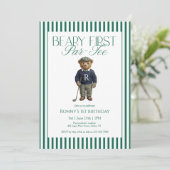 Invitation Beary First Par-Tee Golf 1er Anniversaire (Debout devant)
