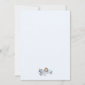 Invitation Beary First Teddy Bear Plane Anniversaire (Dos)