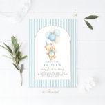 Invitation Beary Premier anniversaire<br><div class="desc">Béary Invitation d'anniversaire</div>