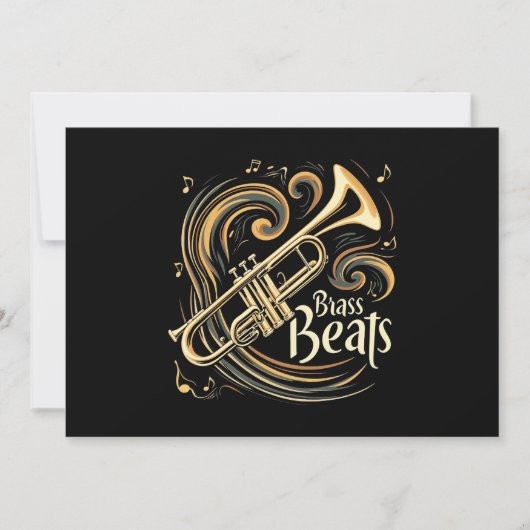 Invitation Beats en laiton Trumpet Player Groove (Devant)