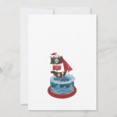 Invitation Beau anniversaire de pirates (Dos)