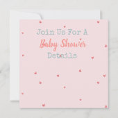 Invitation Beau Baby shower (Dos)