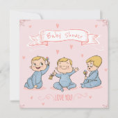 Invitation Beau Baby shower (Devant)