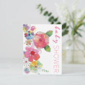 Invitation Beau Baby shower Modèle d'invitation (Debout devant)