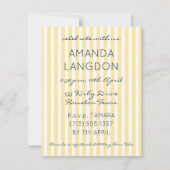 Invitation Beau Baby shower Modèle d'invitation (Dos)