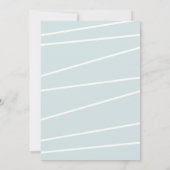 Invitation Beau baby shower pastel simple (Dos)
