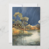 Invitation Beau Bayou Mariage (Dos)