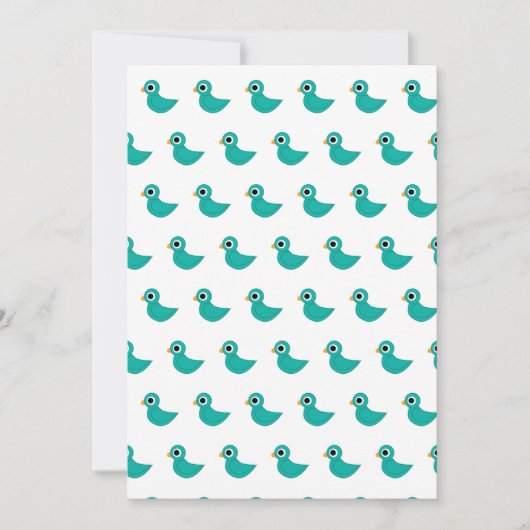 Invitation Beau bleu (Devant)