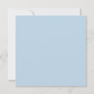 Invitation Beau bleu (couleur unie)