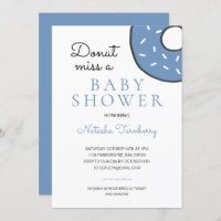Beau Bleu Donut Manque Un Baby shower