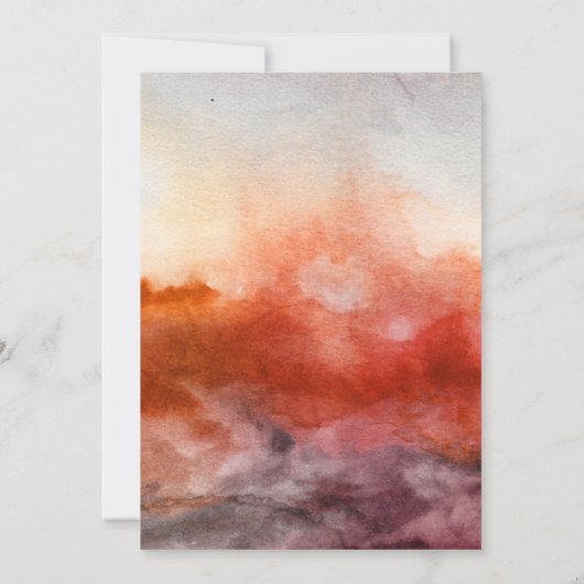 Invitation Beau Cactus Succulent Brûlé Mariage orange (Dos)