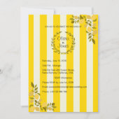 Invitation Beau doré sur mesure Mariage de crème douce (Devant)