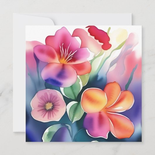 Invitation Beau, heureux, lumière, printemps, été, mignon, él (Devant)