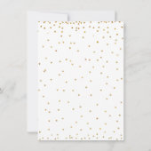 Invitation Beau lapin rose floral 1er anniversaire (Dos)