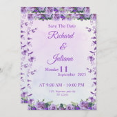 Invitation Beau Mariage (Devant / Derrière)