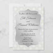 Invitation Beau Mariage Argent (Devant)