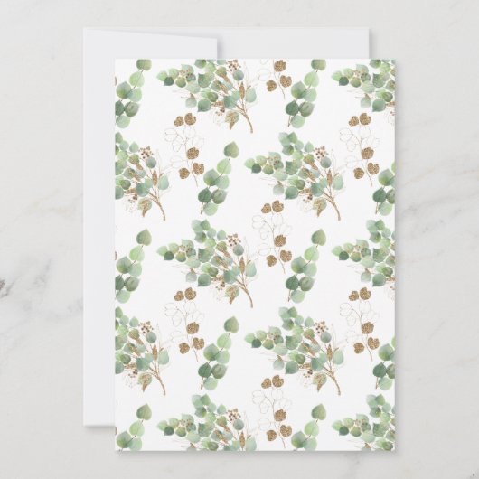 Invitation Beau Mariage chrétien simple (Dos)