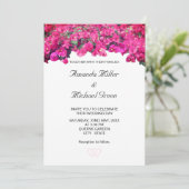 Invitation Beau Mariage Floral (Debout devant)