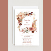 Invitation Beau Mariage Floral