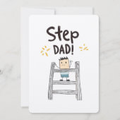 Invitation Beau-papa - Un échelon de plus, tout simplement gé (Devant)