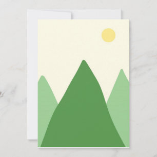 Invitation beau paysage art