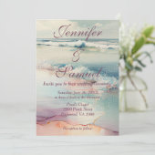 Invitation Beau Paysage De Plage (Debout devant)