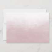 Invitation Beau Rose Dusty Blush Pink Mariage (Dos)