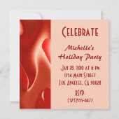 Invitation beau rouge (Dos)