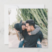 Invitation Beau succulent Cactus Sunset Boho Mariage (Dos)