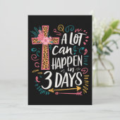 Invitation Beaucoup De Choses Peuvent Arriver En 3 Jours Jésu (Debout devant)