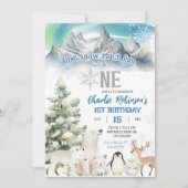 Invitation Beaucoup de neige en hiver pour s'amuser pour être (Devant)