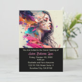 Invitation "Beauté artistique : Grand Salon d'ouverture Invit (Debout devant)