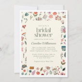 Invitation Beauté botanique Fête des mariées de la nature flo (Devant)