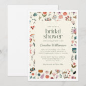 Invitation Beauté botanique Fête des mariées de la nature flo (Devant / Derrière)