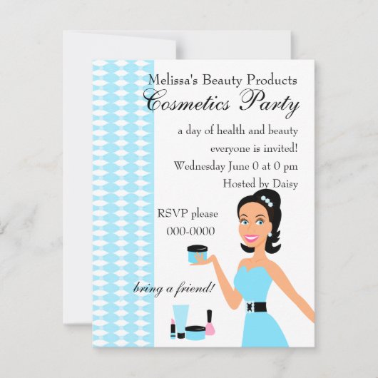 Invitation Beauté et diamants ! (Devant)