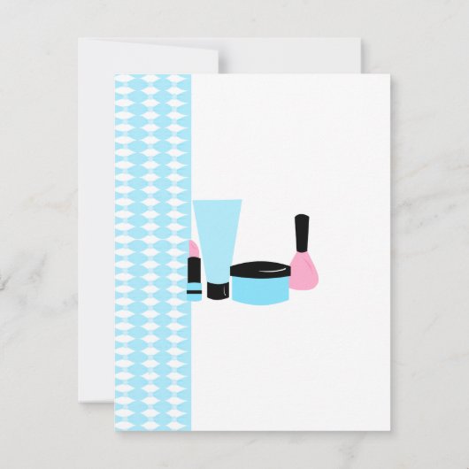 Invitation Beauté et diamants ! (Dos)