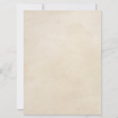 Invitation Beauté et la Bête Aquarelle Fairy Tale Invitat (Dos)