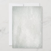 Invitation Beauté Rose Dome hiver Fête des mariées florale (Dos)