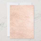 Invitation Beauté rustique Boho Chic Fall Mariage de couronne (Dos)