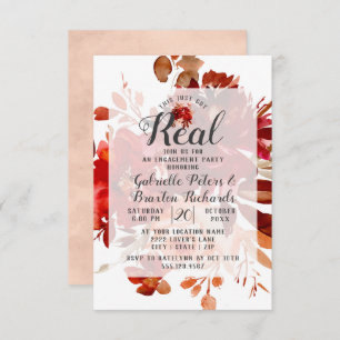 Invitation Beauté Rustique Ça vient d'avoir une vraie fête d'
