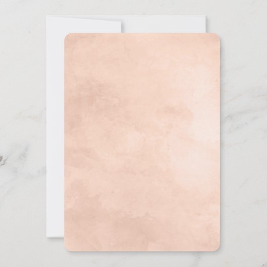 Invitation Beauté rustique Floral Automne Harvest Mariage fro (Dos)