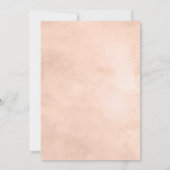 Invitation Beauté rustique Floral Boho Chic Bridal Brunch (Dos)