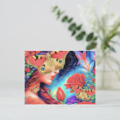 Invitation "Beautopia" Papillon ART Belle Surreal Femme (Debout devant)