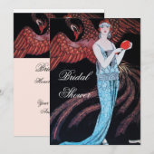 INVITATION BEAUTY ET PHOENIX FÊTE DES MARIÉES (Devant / Derrière)