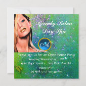 Invitation BEAUTY SALON SPA Open House Party Monogramme (Dos)